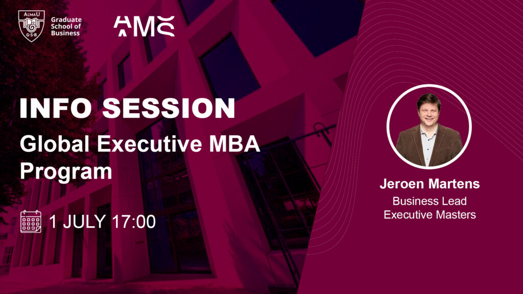 Global Executive MBA Program – Info Session