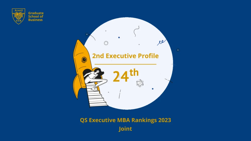 Программа Executive MBA GSB AlmaU и GSOM SPbU – заняла 24-е место в мировом рейтинге бизнес-школ QS